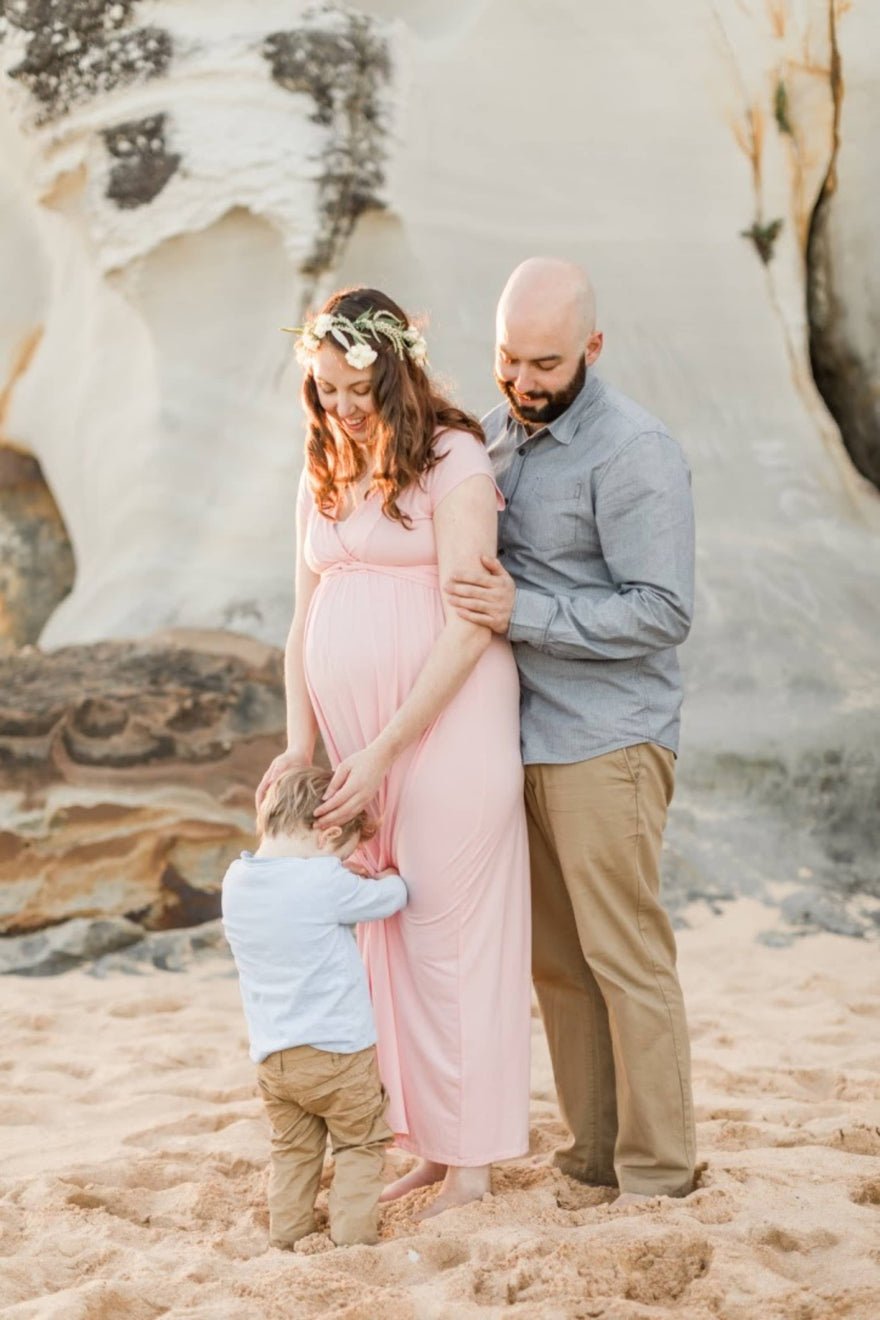 Mama Rentals Chelsea Cotton Maxi - Blush Pink photo 3