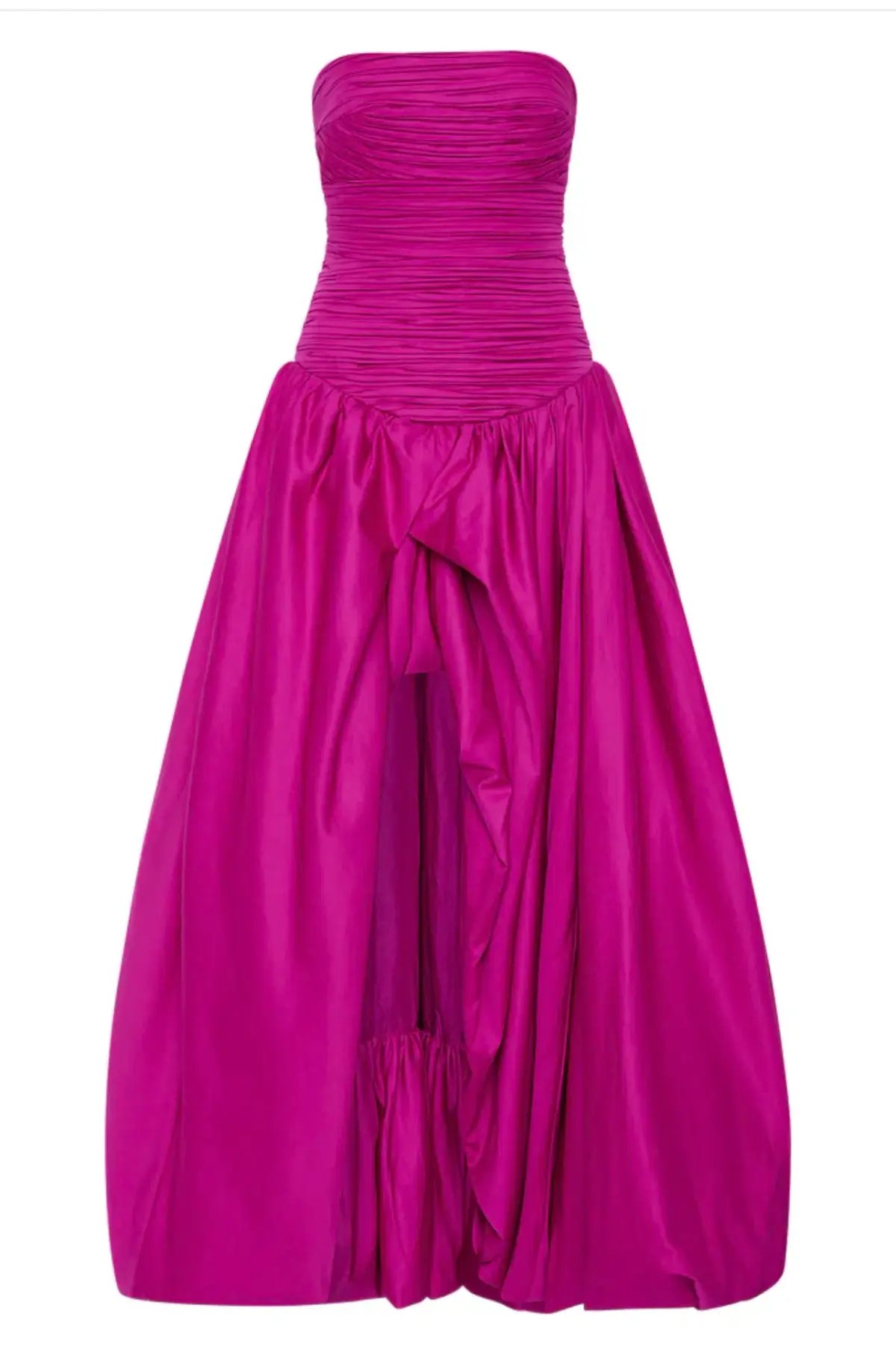 Aje Violette Bubble Hem Maxi Dress Deep Magenta Size 12 photo 4