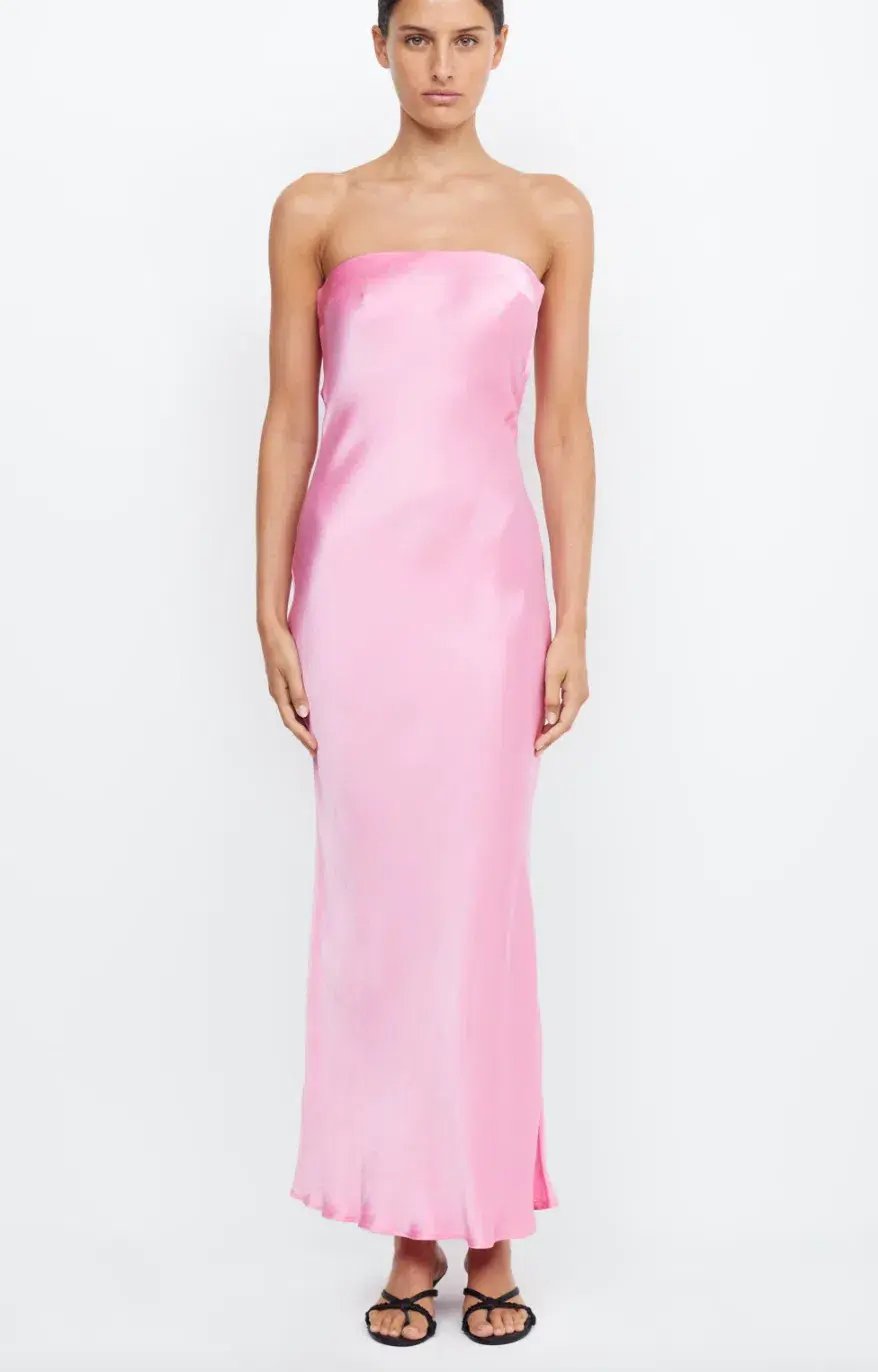 Bec & Bridge Moon Dance Strapless Dress Candy Pink Size 12 photo 5