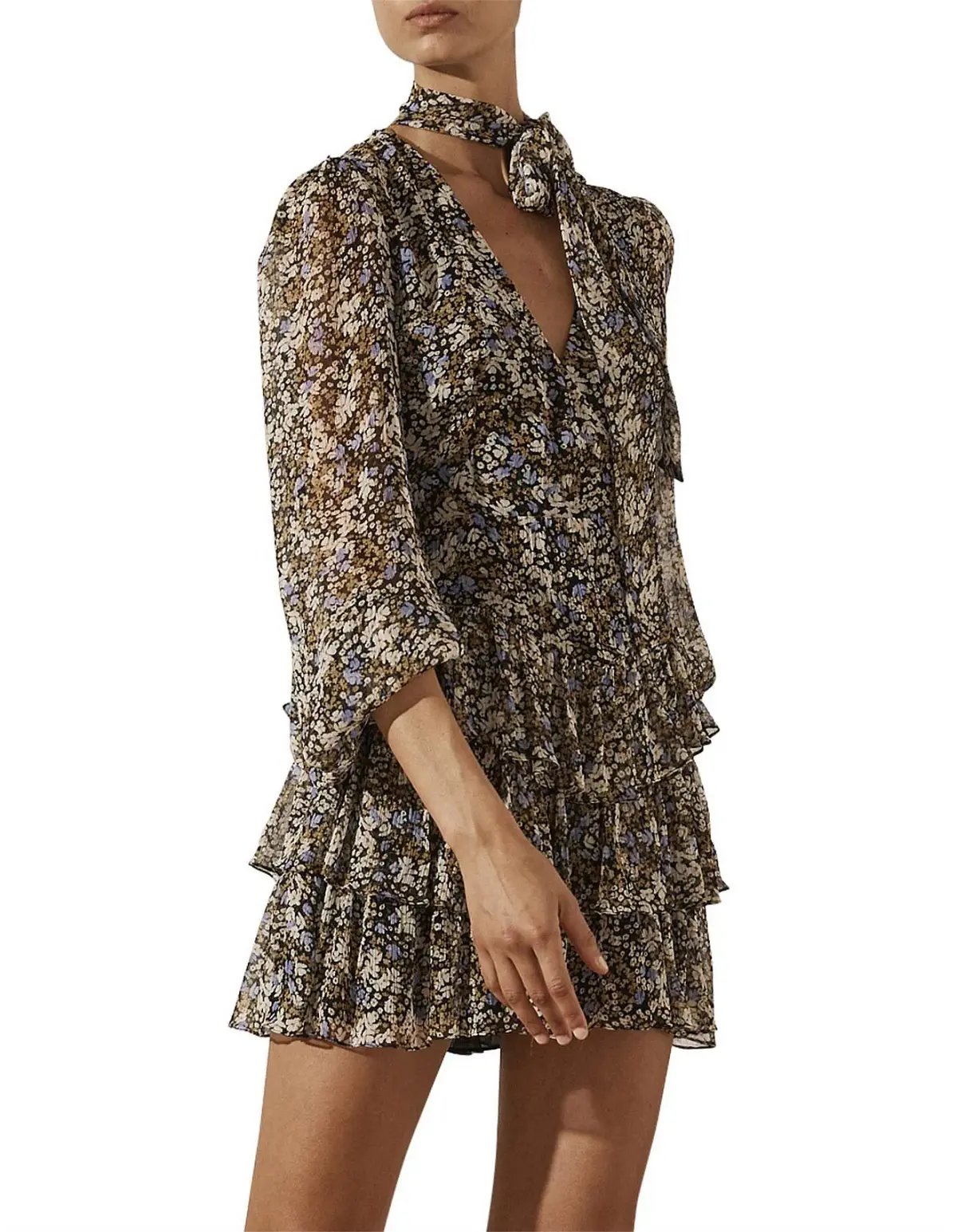 Shona Joy Valentina Dress Floral Size 6 photo 4