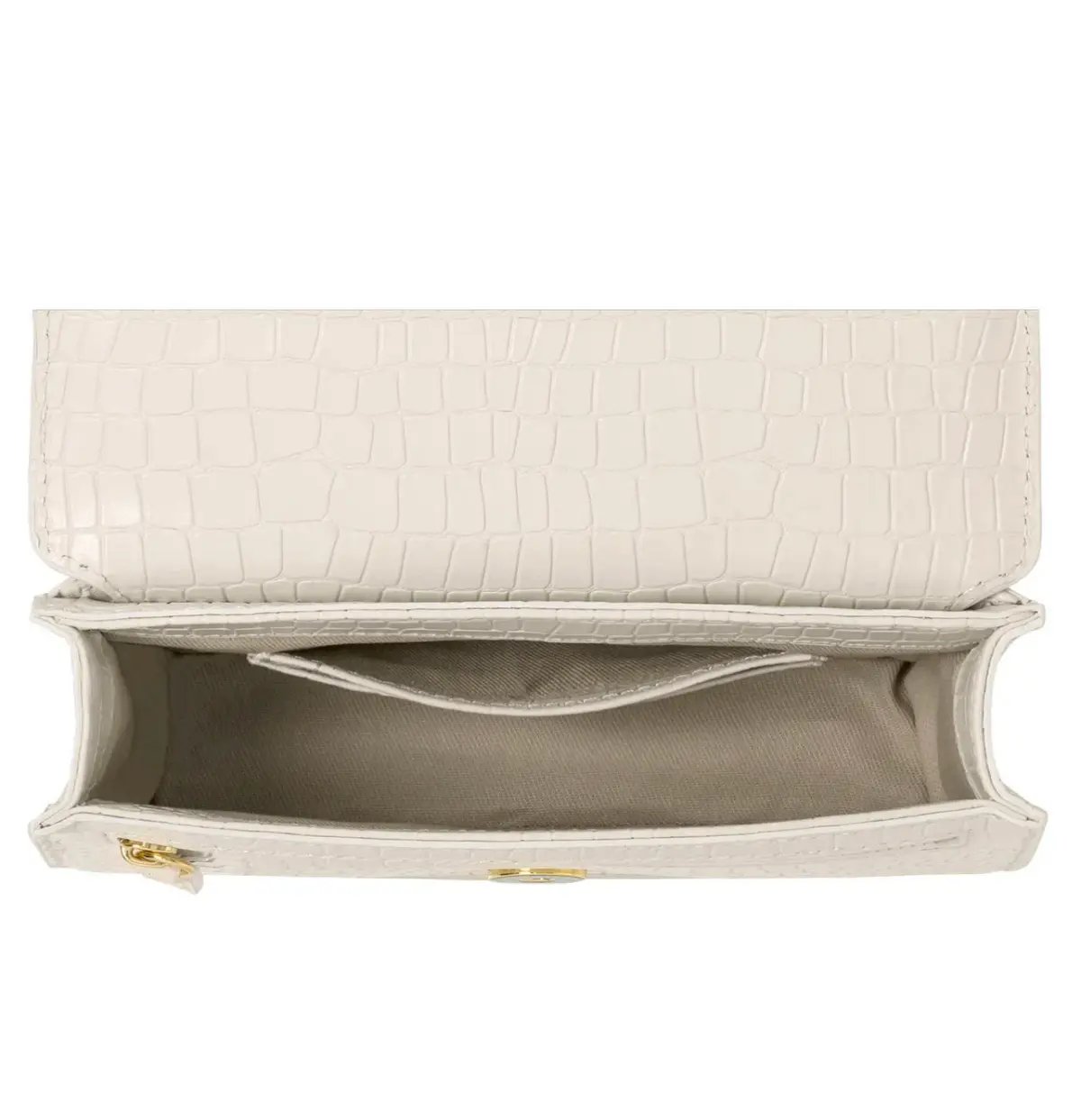 Oroton Forte Micro Clutch in Cream photo 5