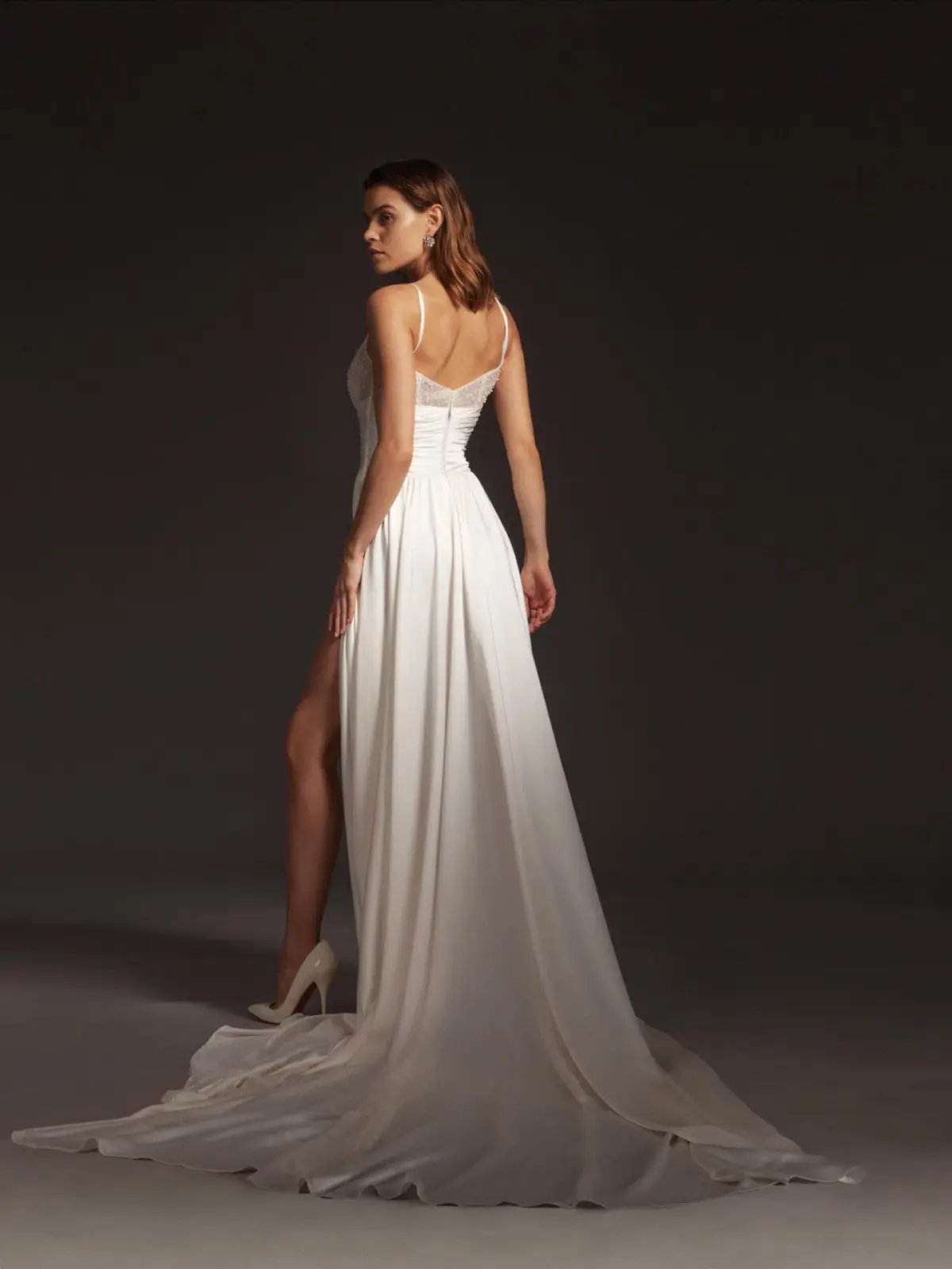 Galia Lahav Tammy Corset Wedding Dress  Ivory Size 8 photo 4