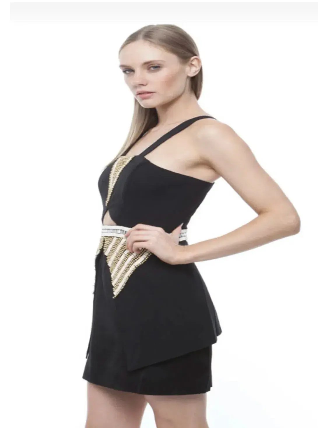 Sass & Bide Worn By Men Dress in Sharp Shapes Beaded Size 6 photo 2