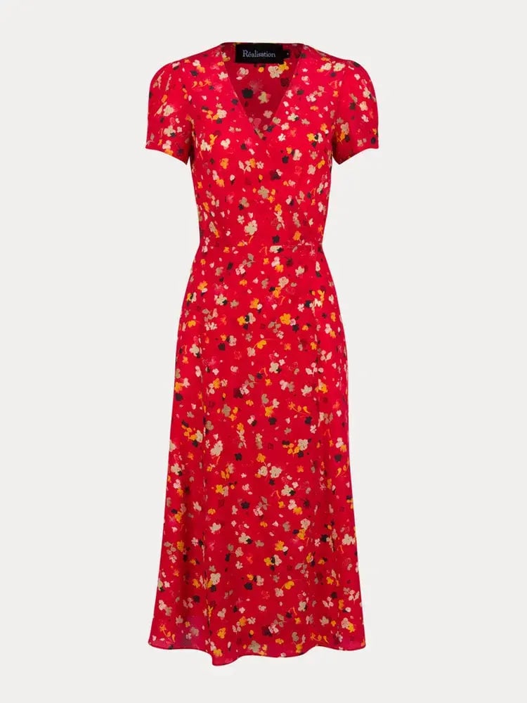 Realisation Par The Teale in Rouge Fleur Size M / Au 10 photo 5