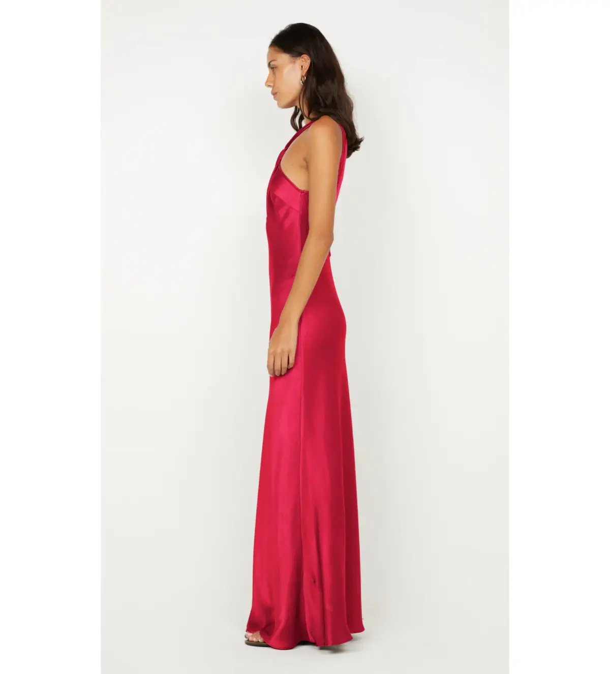 Bec and Bridge Elisia Twist Maxi Dress in Strawberry in Size S/AU 8 photo 3