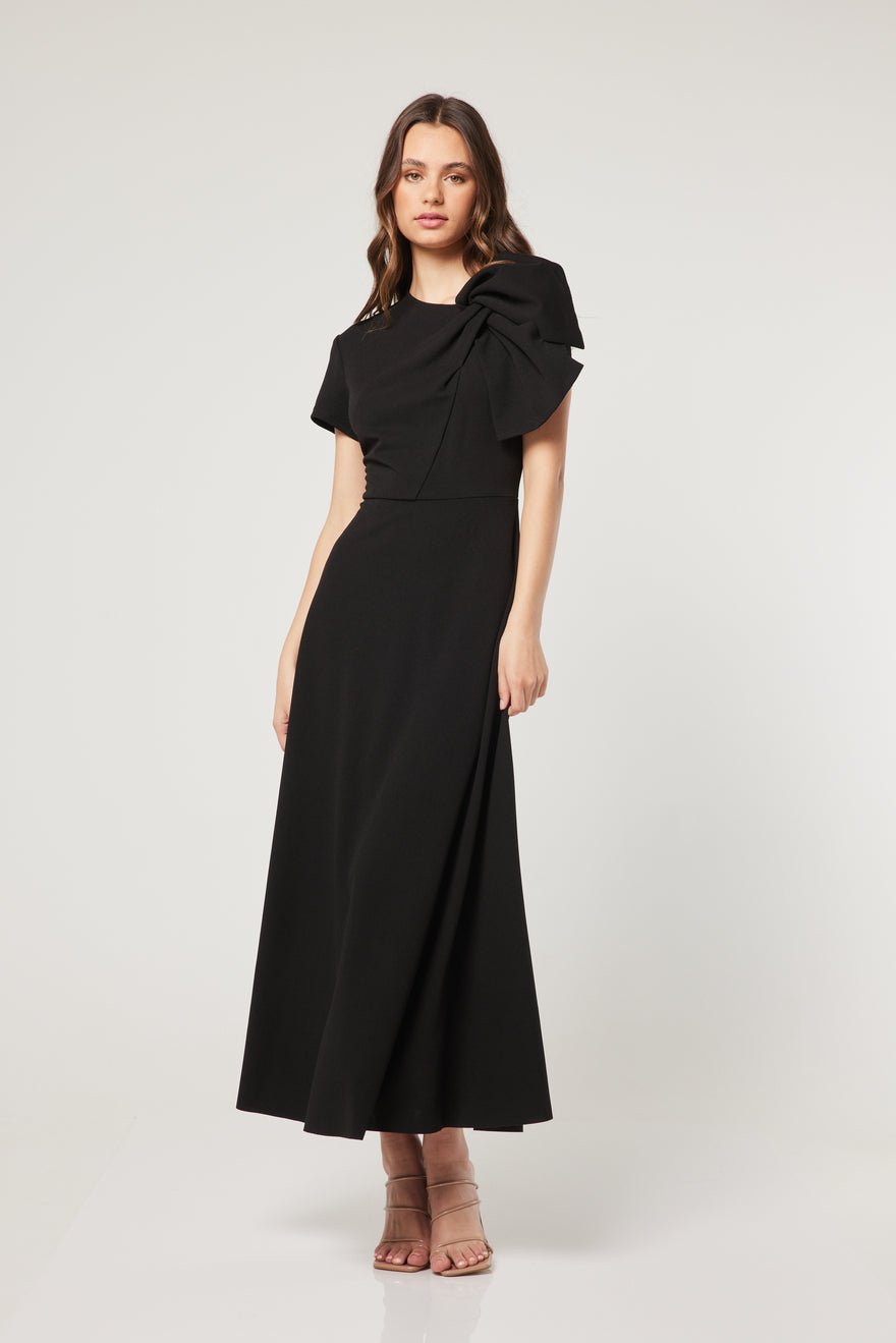 Elliatt Galaxite Maxi Dress - Black photo 4