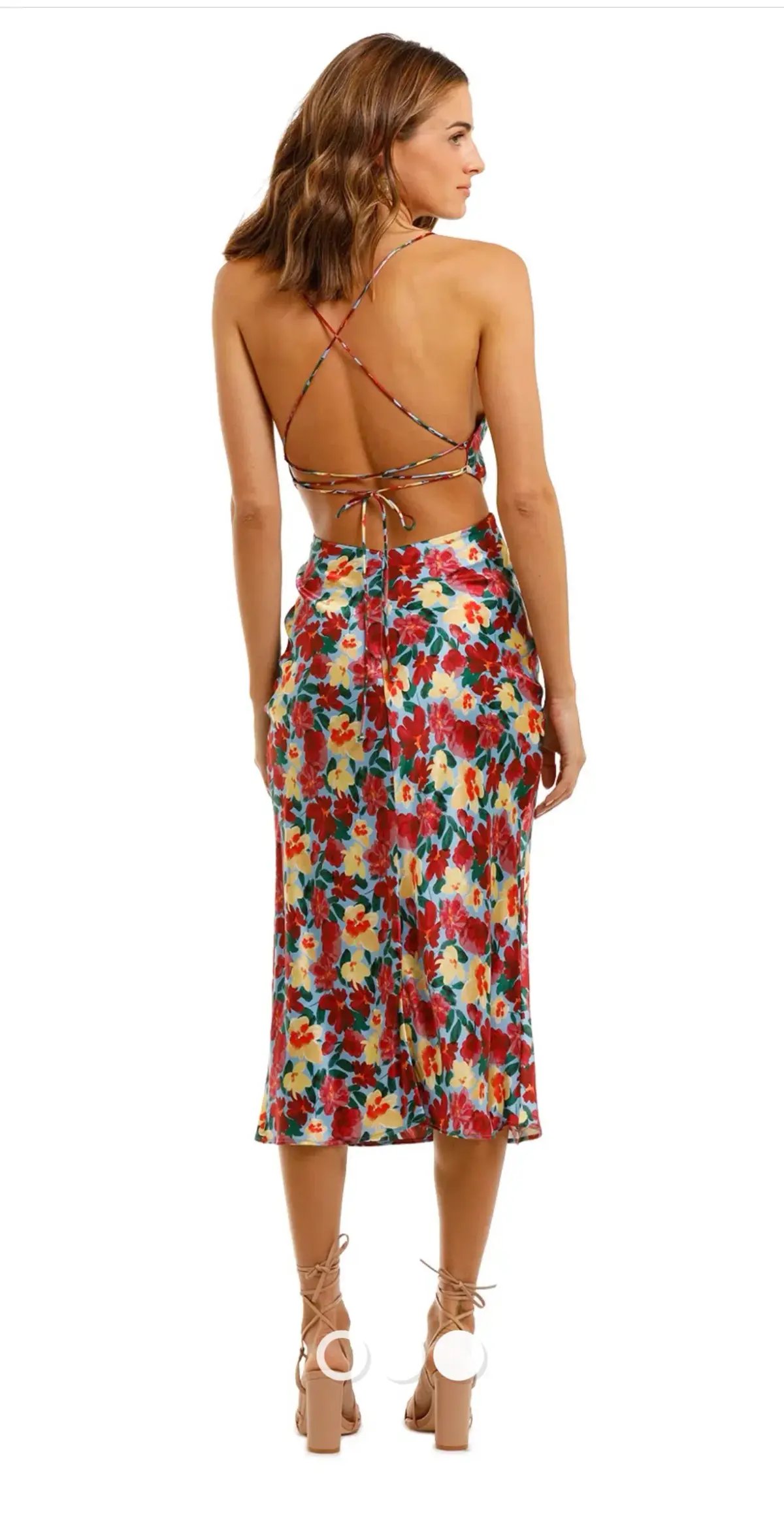 Bec and Bridge Lucette Midi Dress Print Size 8 photo 2