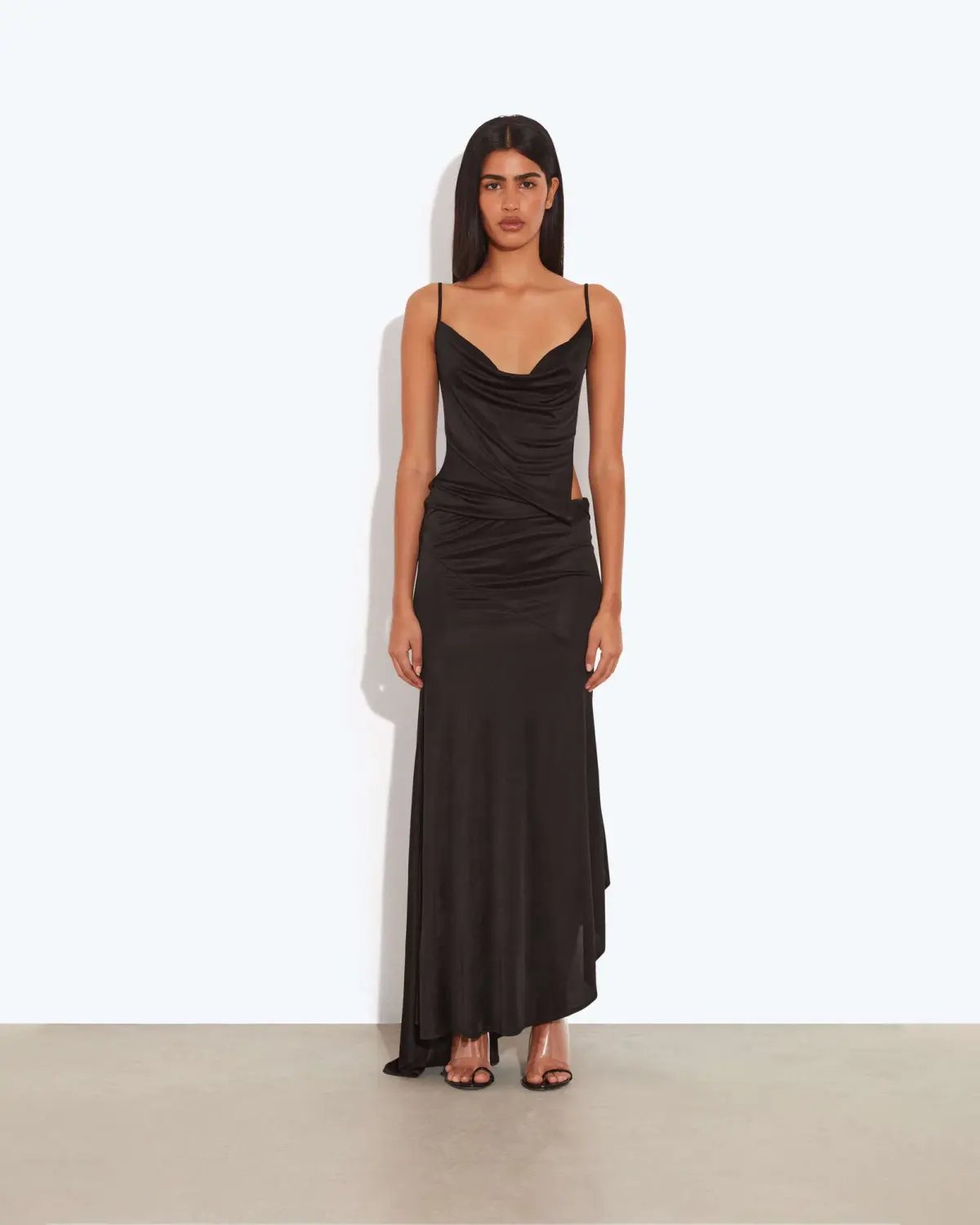 Rat & Boa Portia Maxi Dress Black Size 8 photo 5