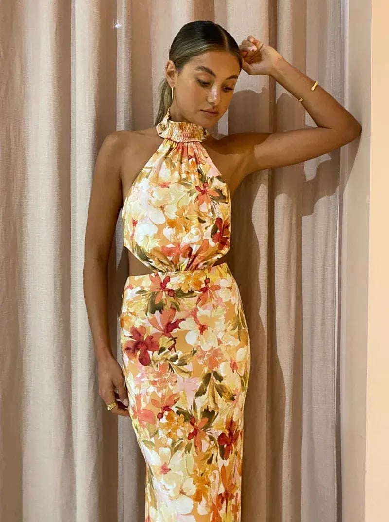 Significant Other Lapis Dress Floral Size 6 photo 6