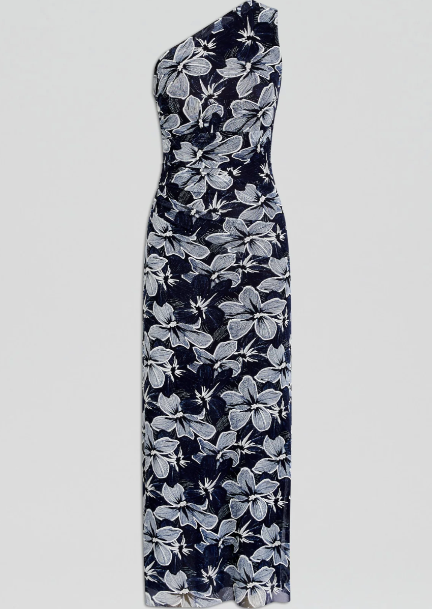 Scanlan Theodore Italian Floral Mesh Dress photo 3