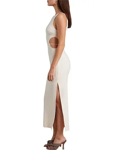 Bec & Bridge Cammi Cutout Dress Vanilla Size 8 photo 3