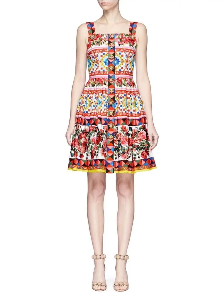 Dolce & Gabbana Mambo Dress Mambo Print/Multi Size 8 photo 3