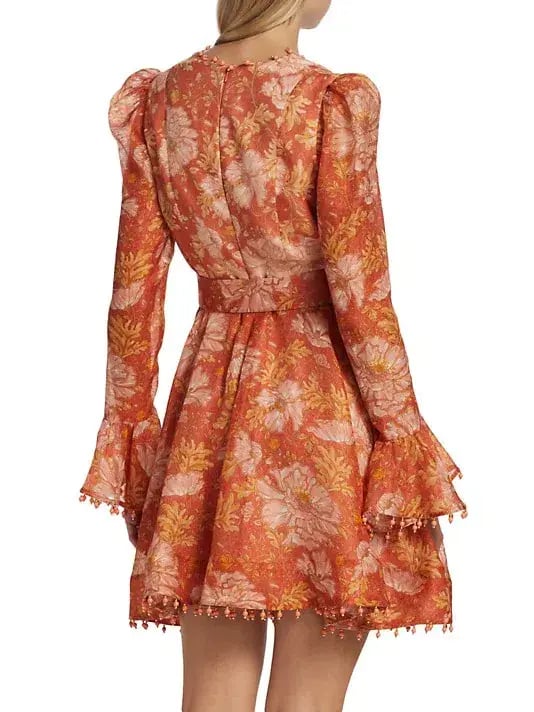 Zimmermann Kaleidoscope Mini Dress Floral Size 3 / Au 14 photo 3