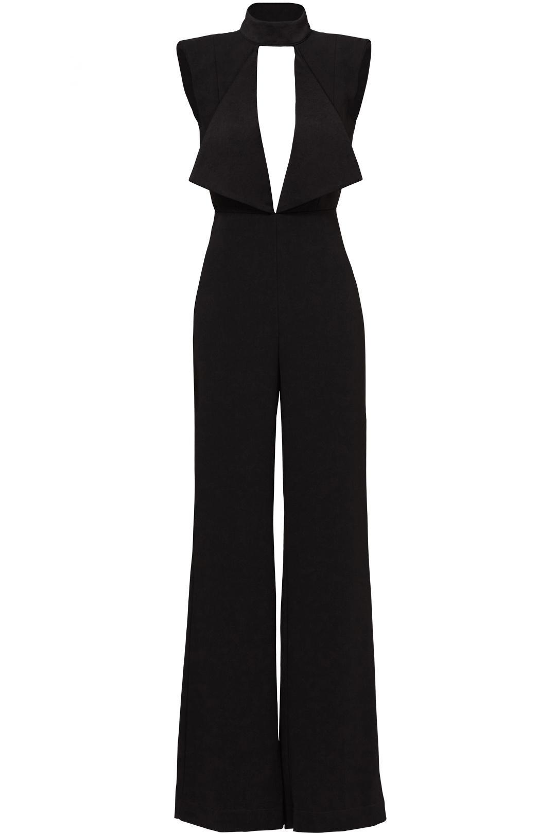 MISHA Justine Pantsuit Black Size 8/S photo 2