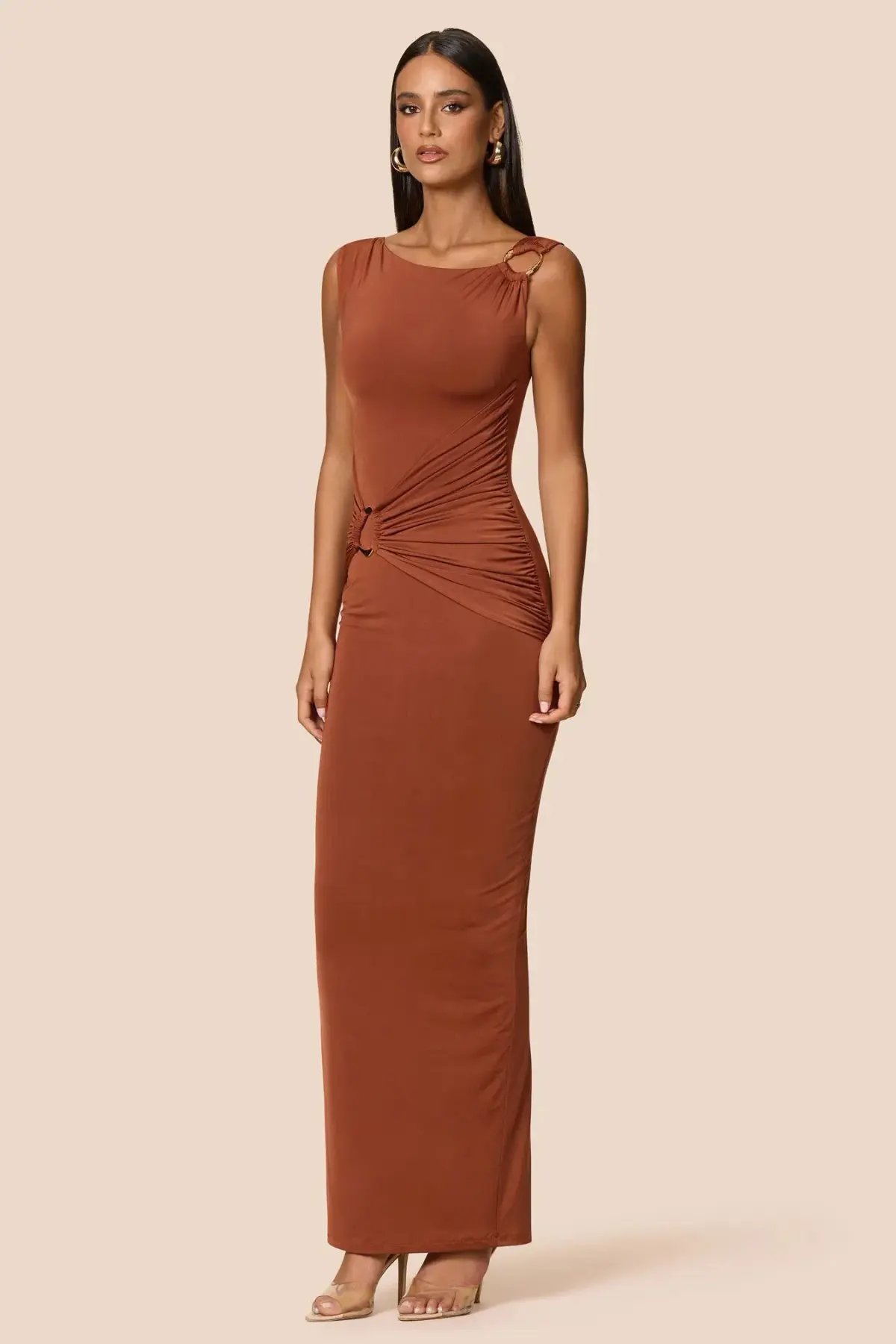 Love Nookie Kaia Maxi Dress Clay  Size 10 photo 2