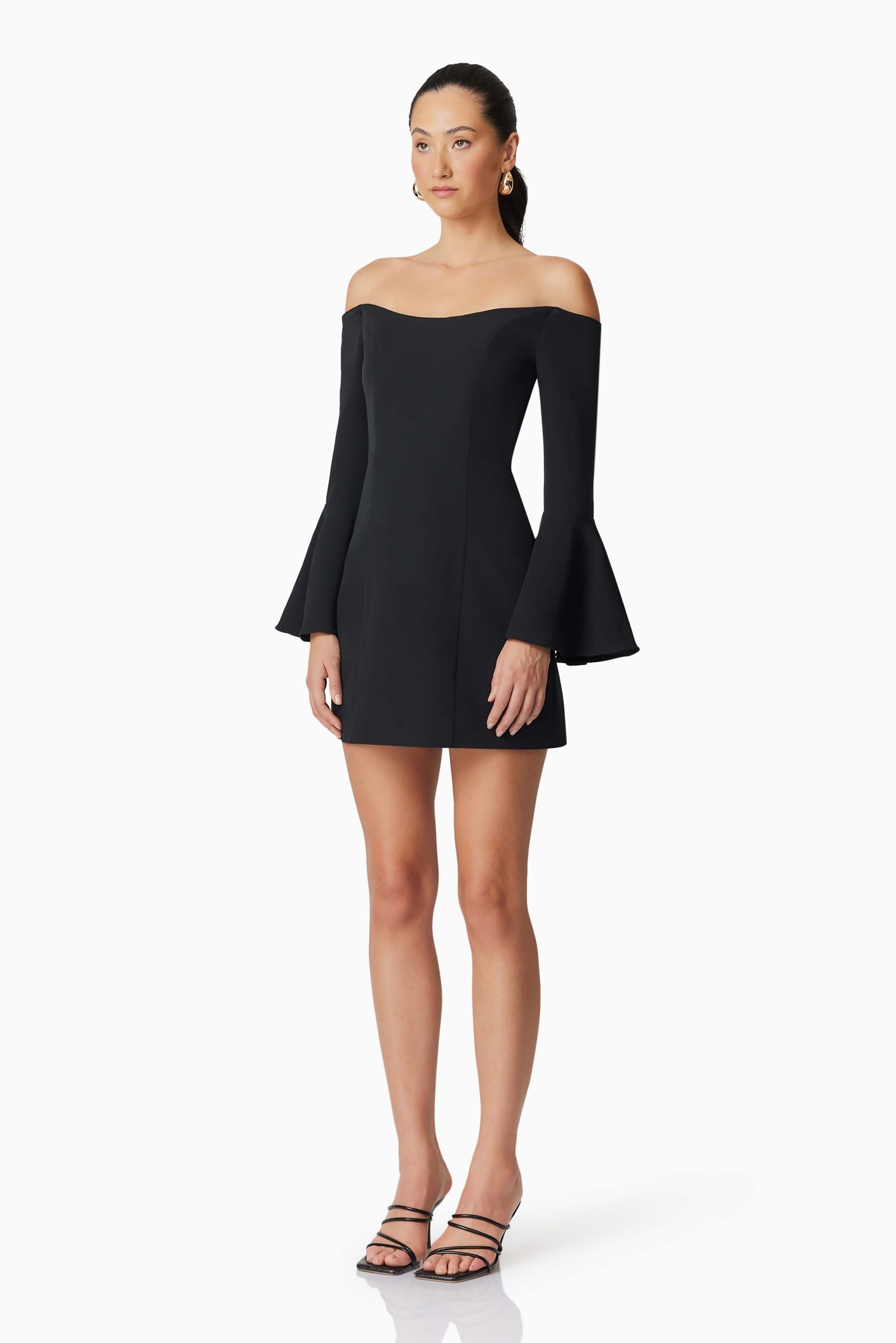 ELLIATT HAZELLE MINI DRESS - BLACK photo 3