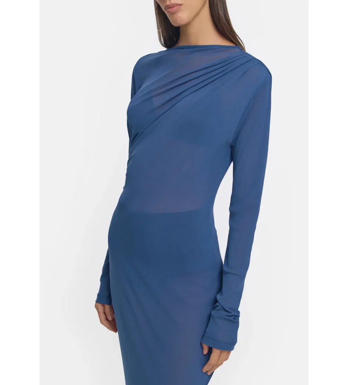 Viktoria and Woods Lovestruck Midi Dress in Blue Size 1/AU 8 photo 4