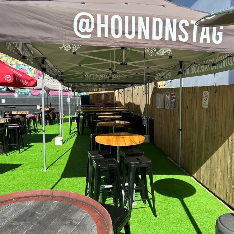 Entire Beer Garden at Hound and Stag Brewing Co photo 3