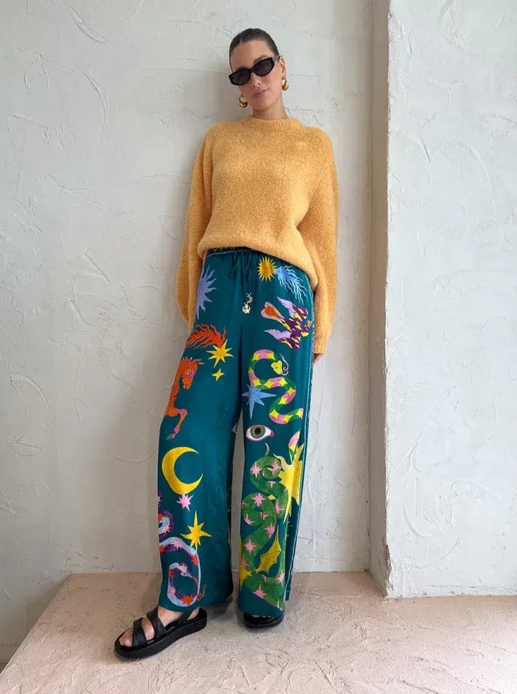 Alemais Guardian Pant Green Multi Size AU 6 photo 2
