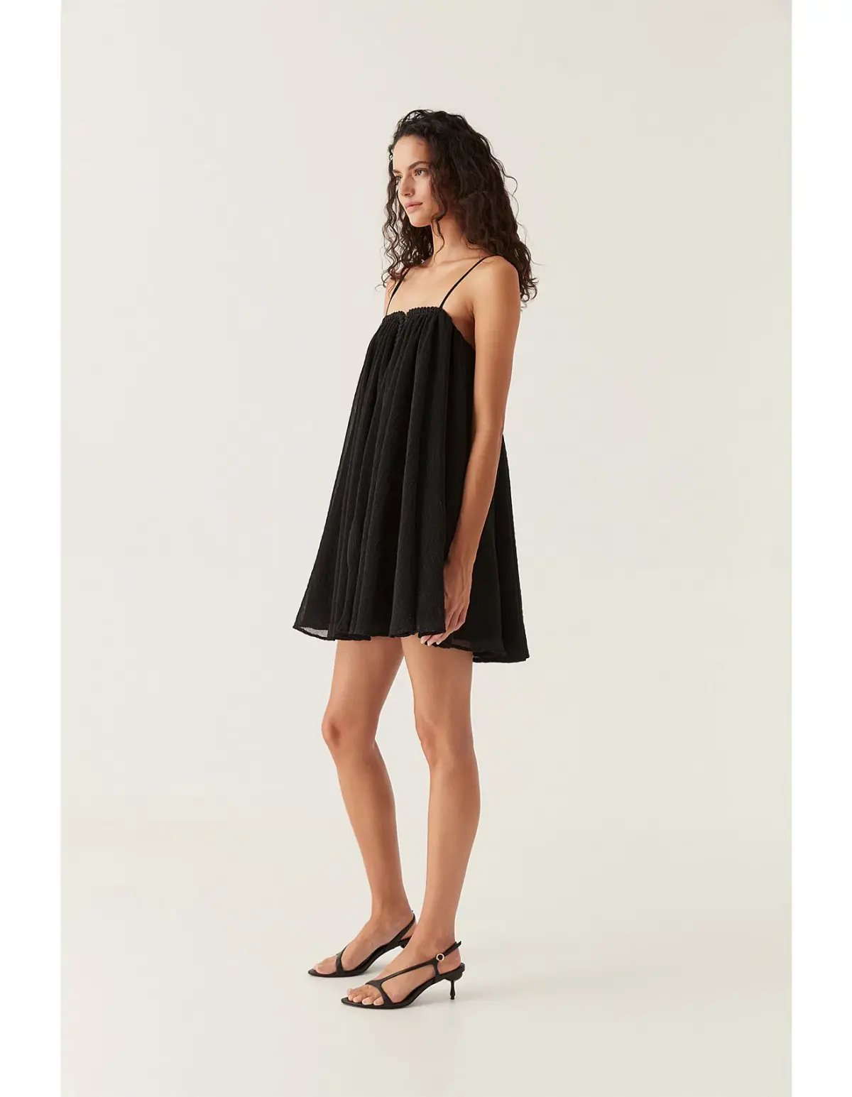 Aje Filigree Sweetheart Mini Dress Black Size 8 photo 4