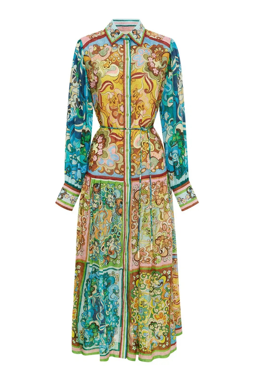 Alemais Dreamer Shirtdress Multi Size 14 photo 4