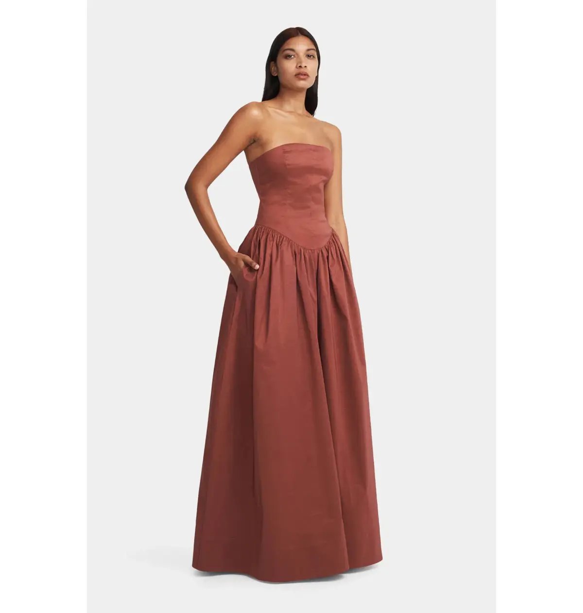 Hansen & Gretel Audrey Gown Pinot Size S / AU 8 photo 2