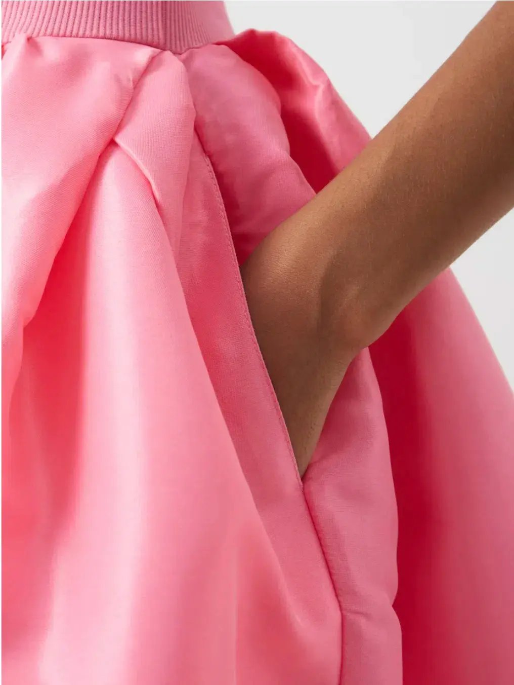 Marques' Almeida Taffeta-skirt organic cotton-blend midi dress Pink Size XS / AU 6 photo 7
