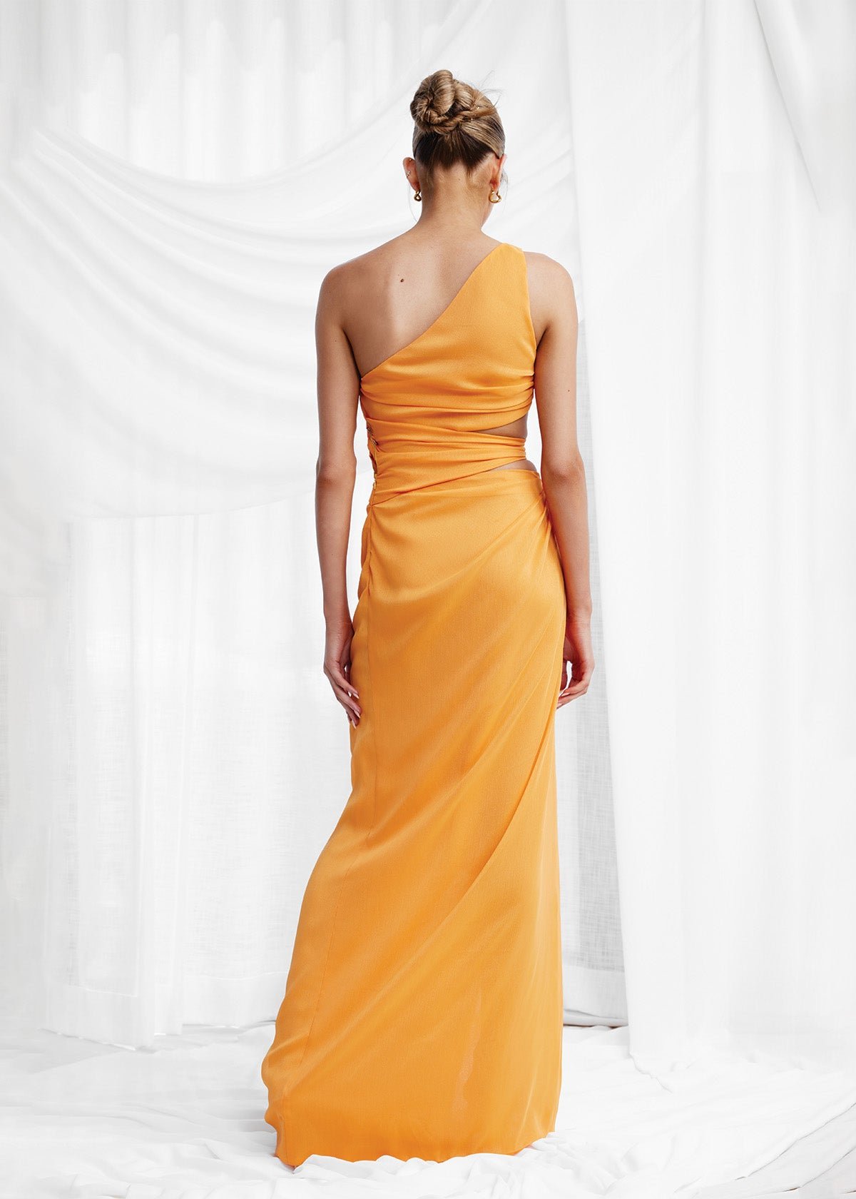 Aurea Dress in Mango Orange photo 2