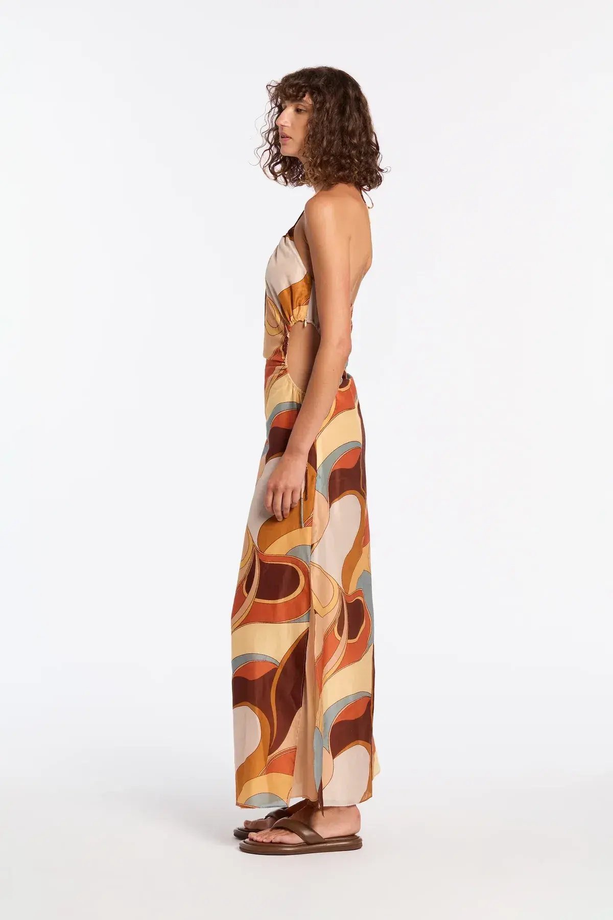 Sir The Label Vista Halter Dress Vista Print Size 6 photo 3