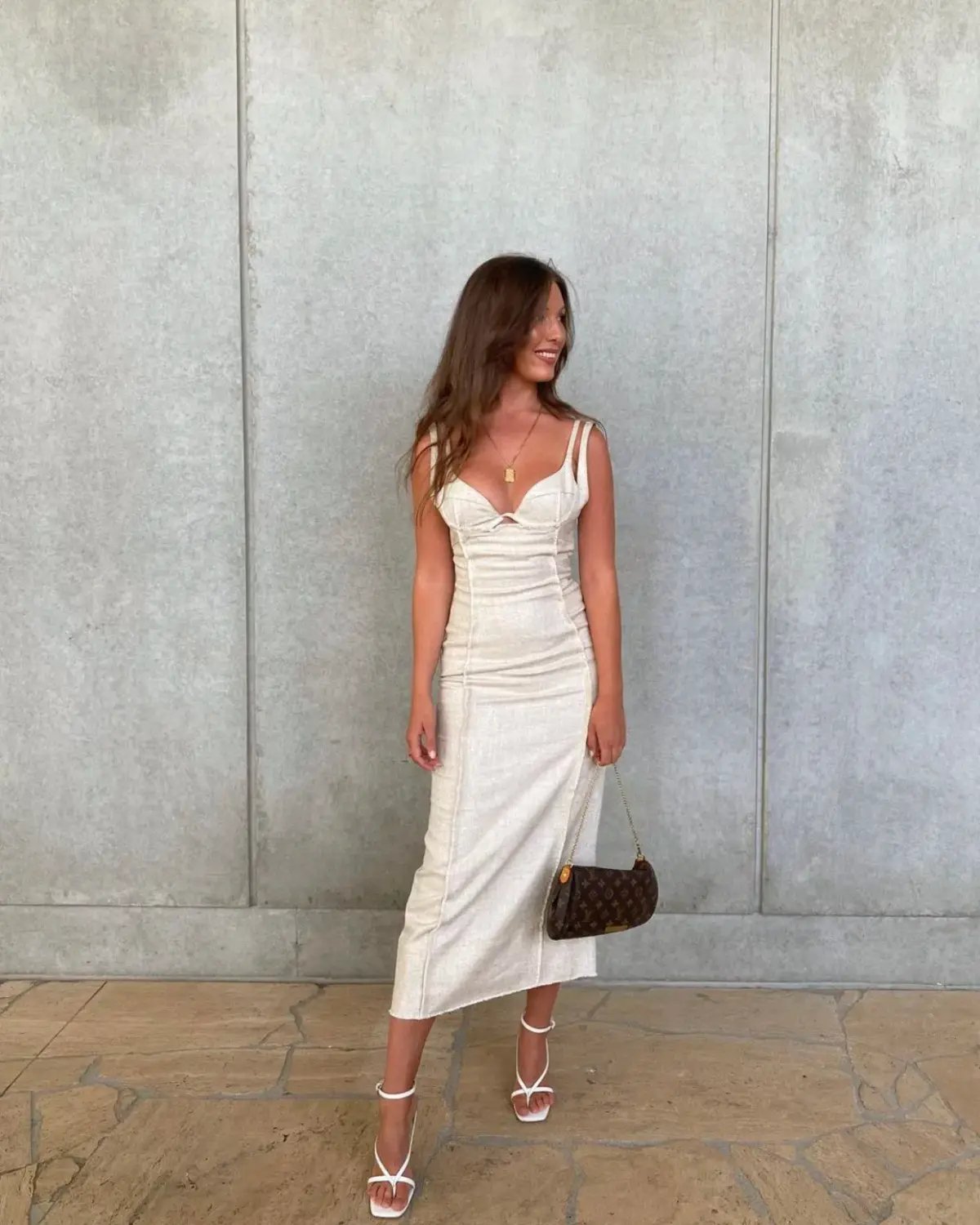 Jacquemus La Robe Valerie Dress Nude Size 34/AU 6 photo 2