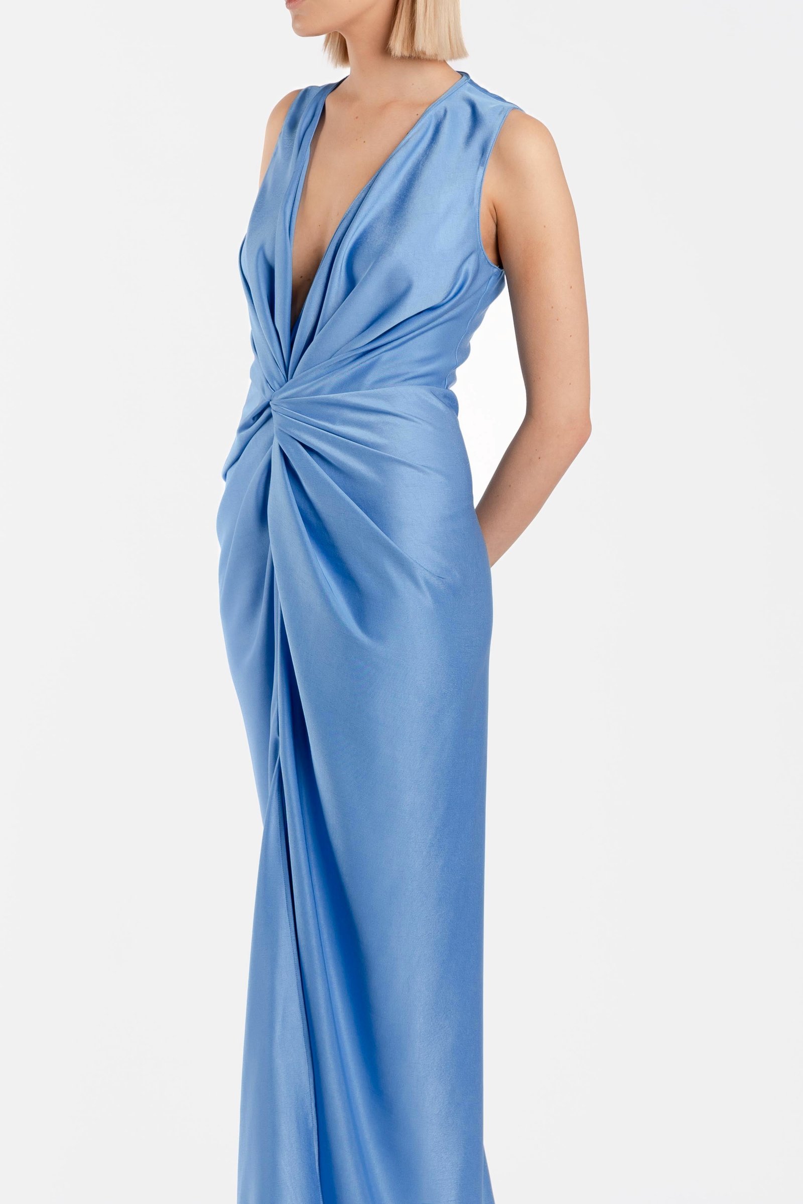 ONE FELL SWOOP GAIA DRESS - AZZURE photo 4