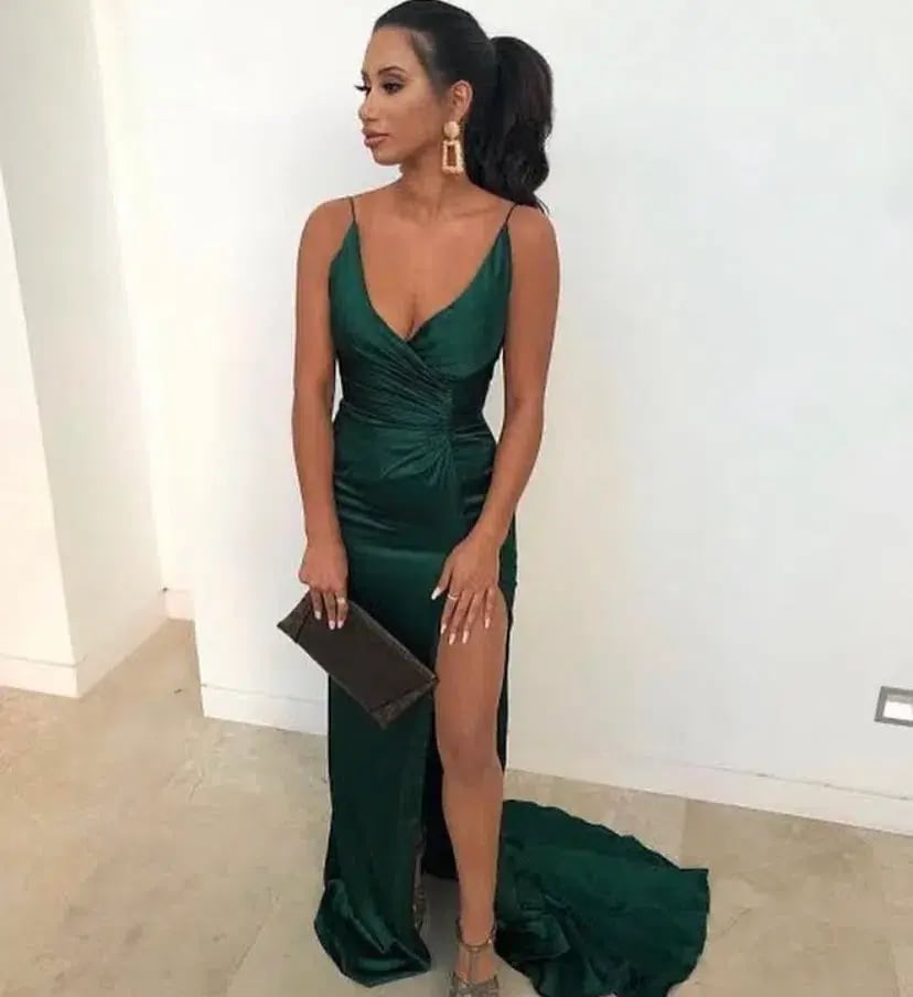 Portia and Scarlett Hugo Gown Emerald Size Large/Au 12 photo 4