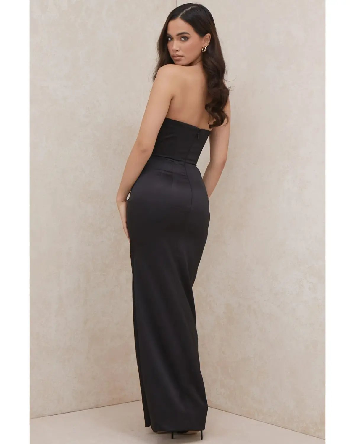 House of CB Adrienne Corset Maxi Dress in Black Size S / AU 8 photo 3