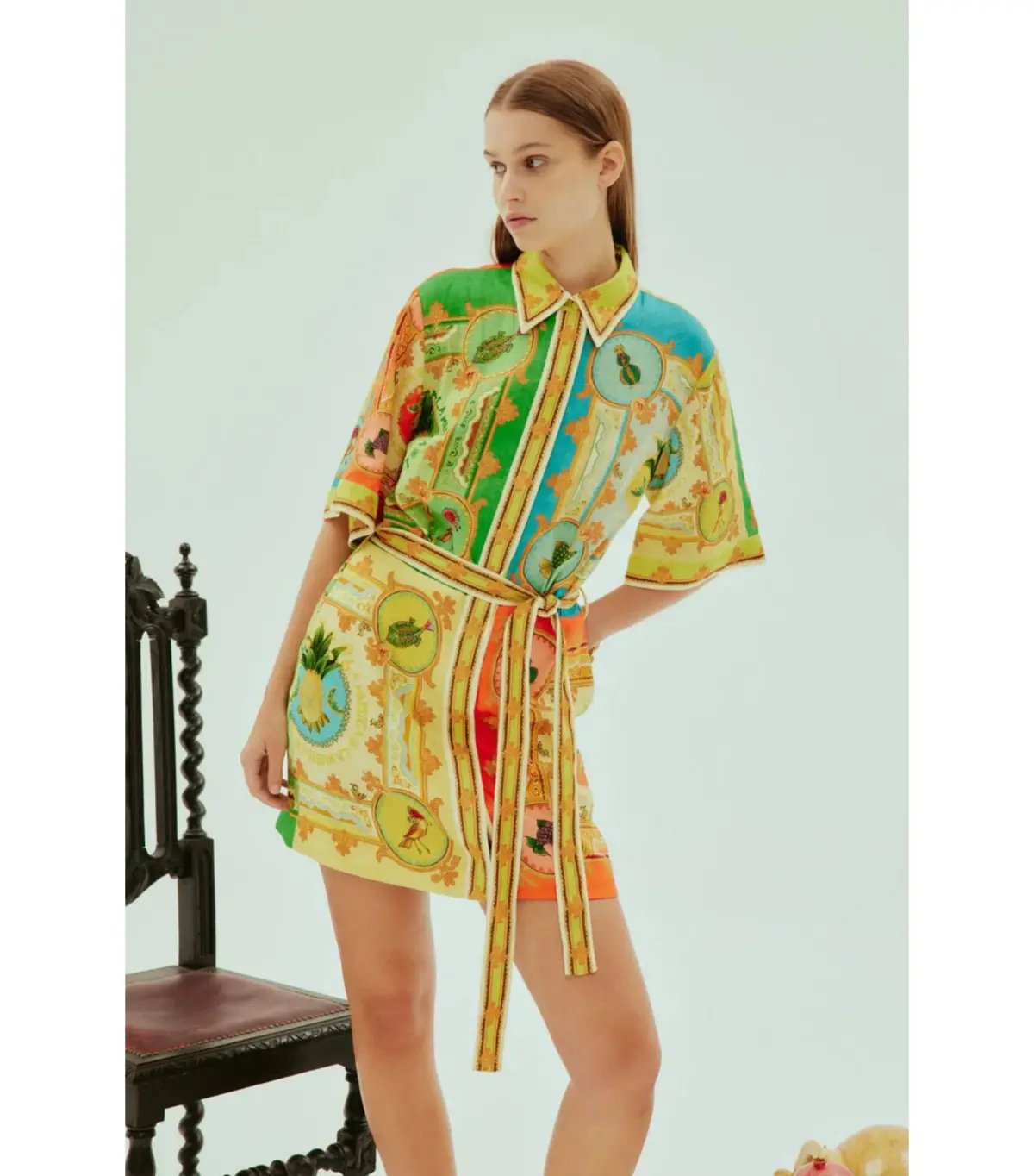 Alemais La Musica Mini Dress Multi Size AU 8 photo 2