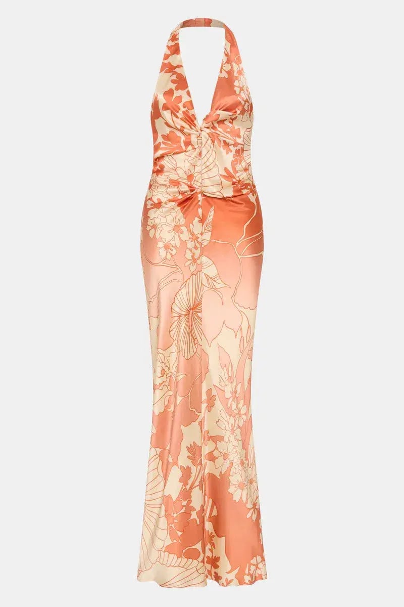 Sir The Label Como Twist Dress Paradiso Print Size 8 photo 4
