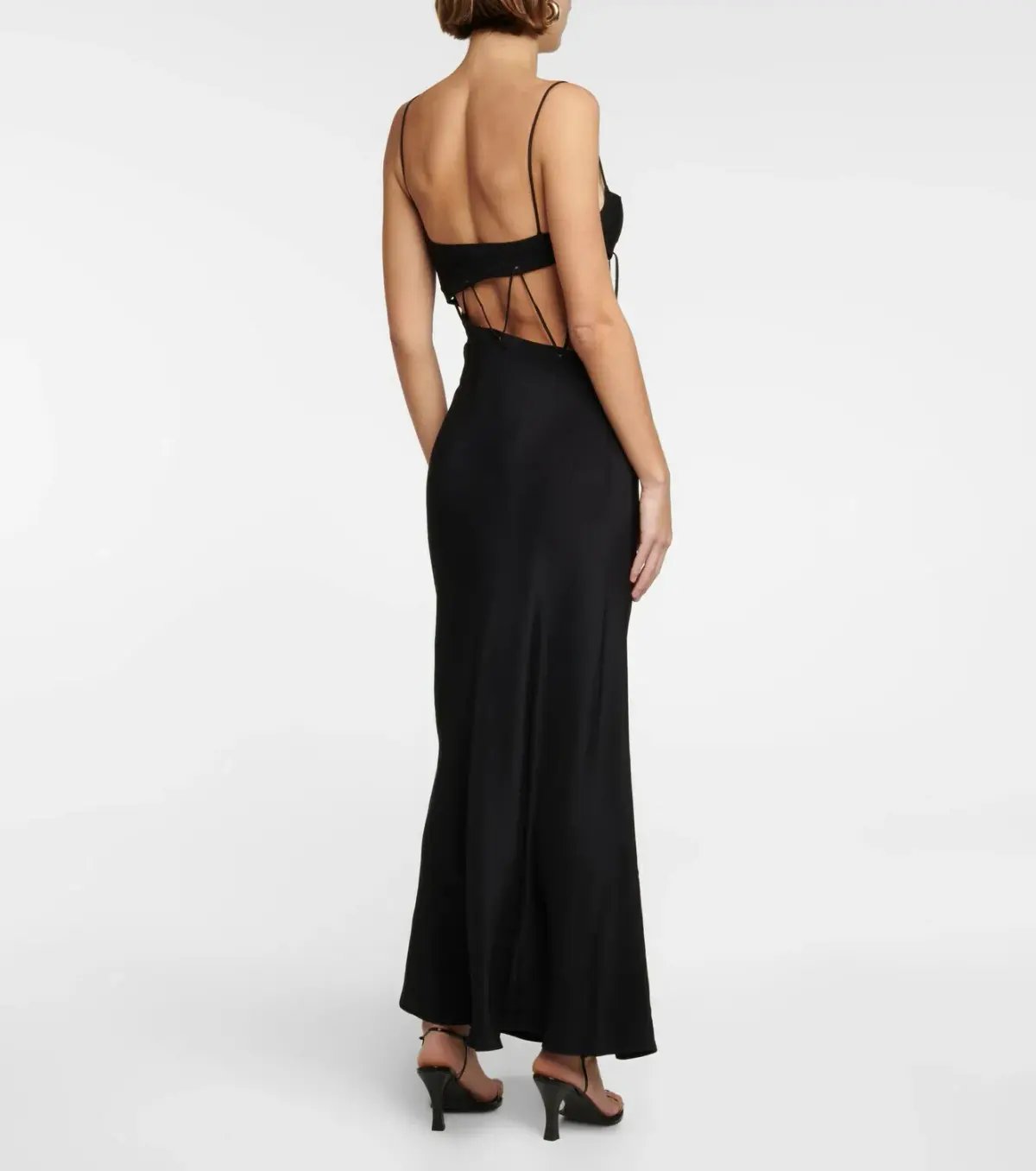 Christopher Esber  Disconnect Cami Dress Black Size 10 AU photo 2