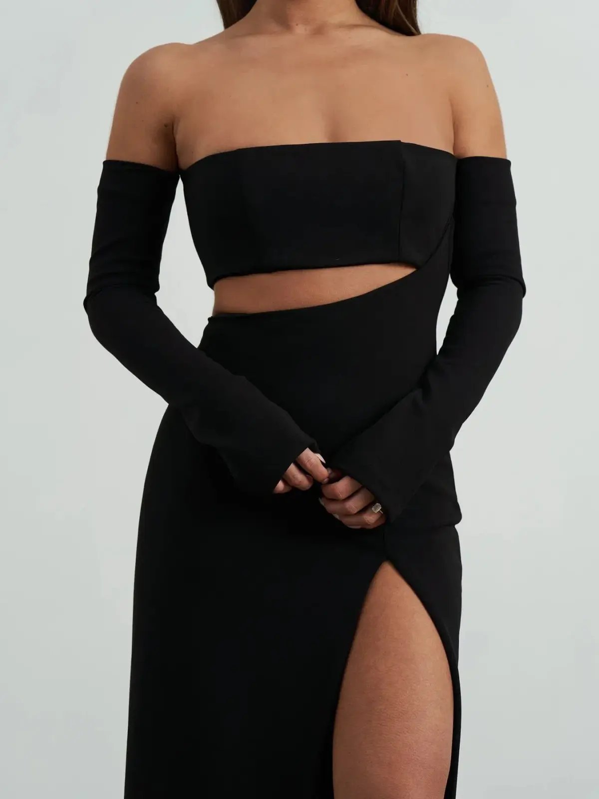 Effie Kats Hall of Fame Gown Black Size S / 8 AU photo 2