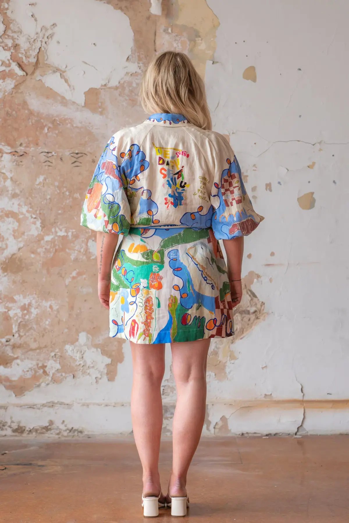 Alemais Nadia Mini Shirtdress Multi Size 12 photo 5