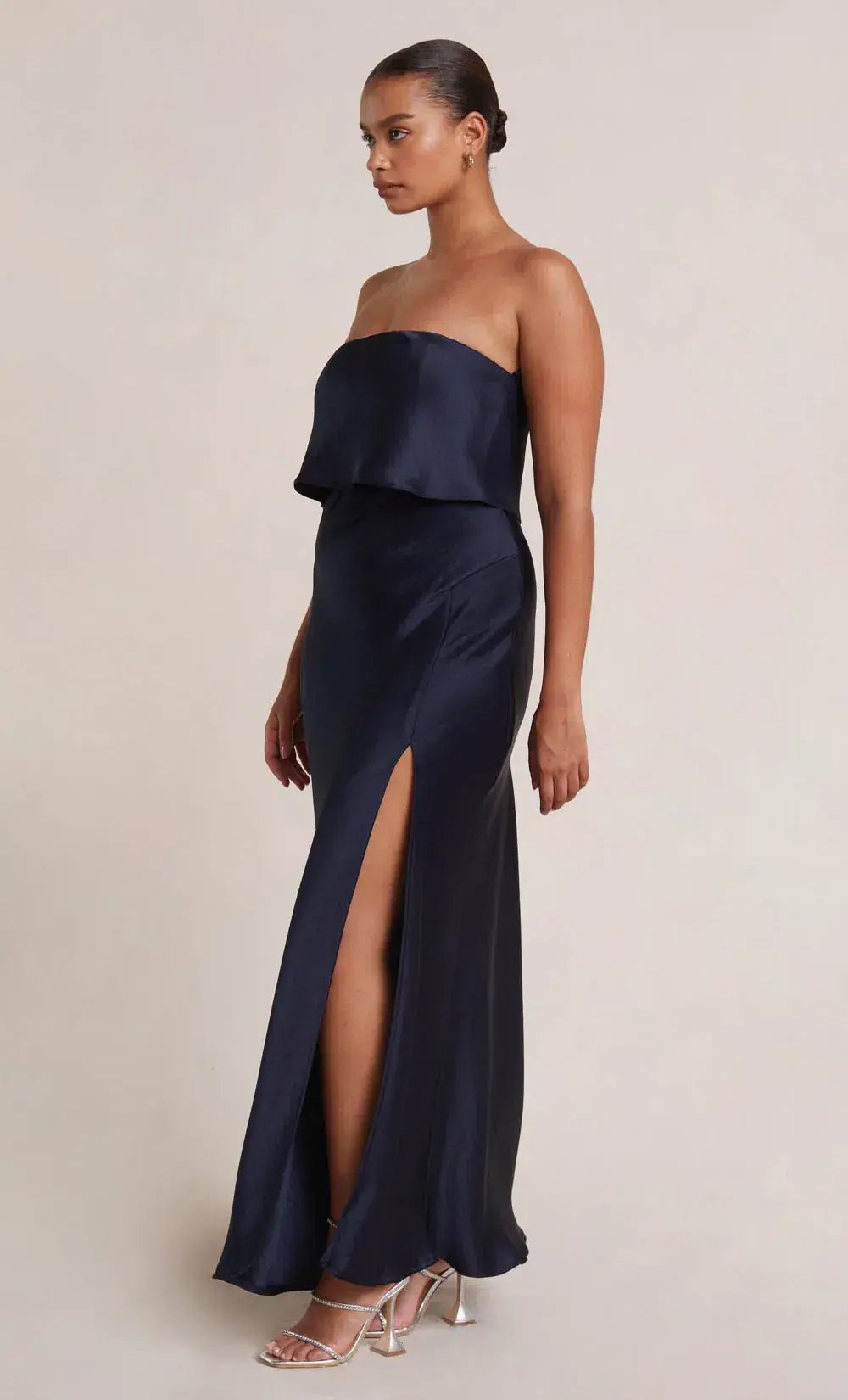 Bec & Bridge The Dreamer Overlay Dress Navy Size 12 photo 2