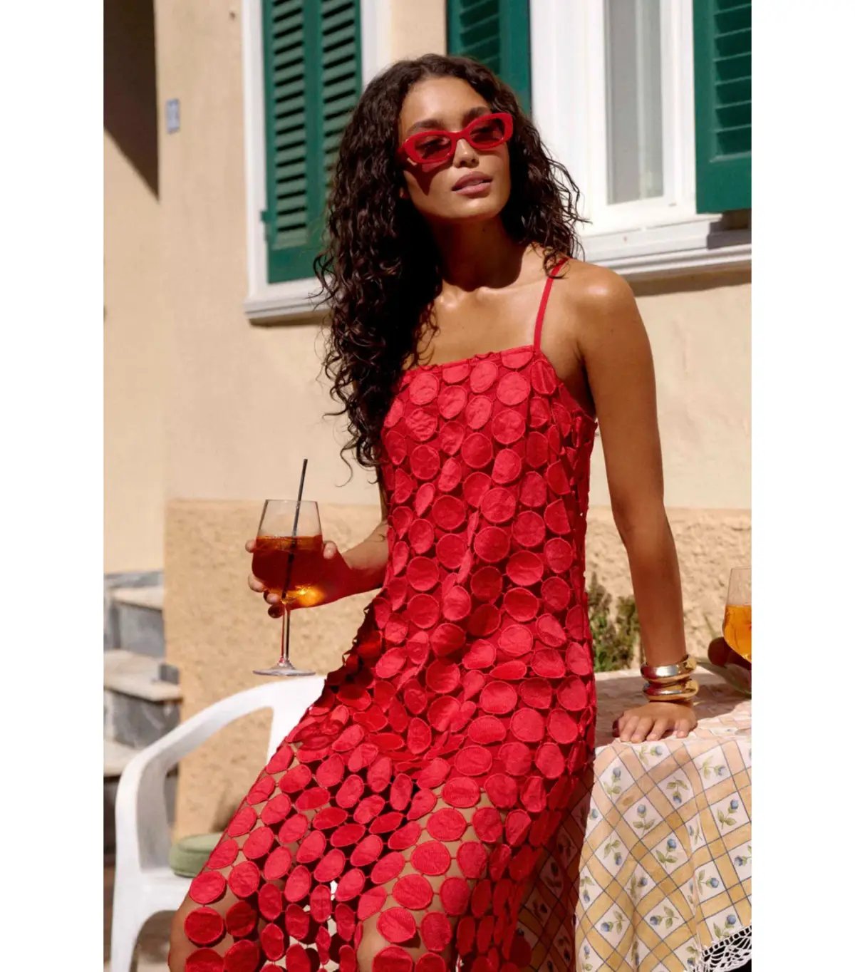 Mister Zimi Juju Maxi Dress Red Size AU 10 photo 3