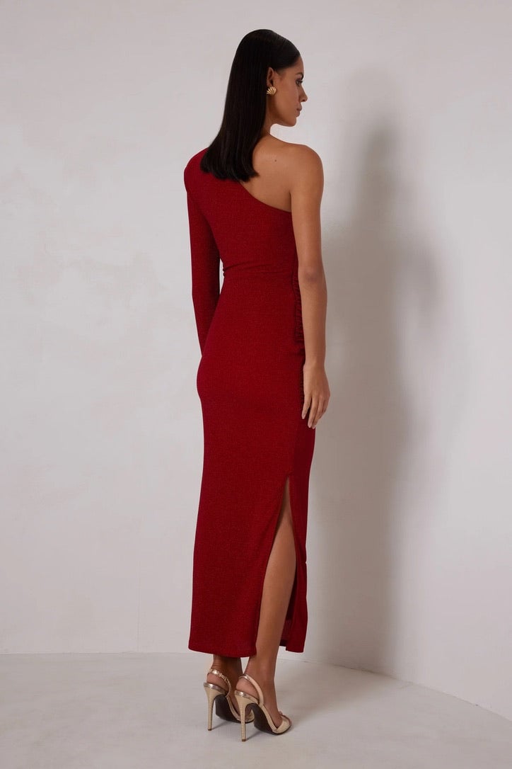 Elle Zeitoune Jane Dress - Red photo 2