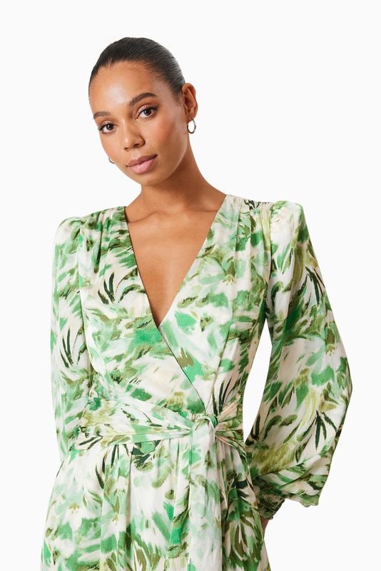 ELLIATT GEORGIA MAXI DRESS - GREEN MULTI photo 4