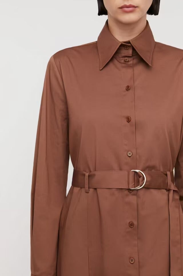 Scanlan Theodore Sateen Pleat Dress photo 2