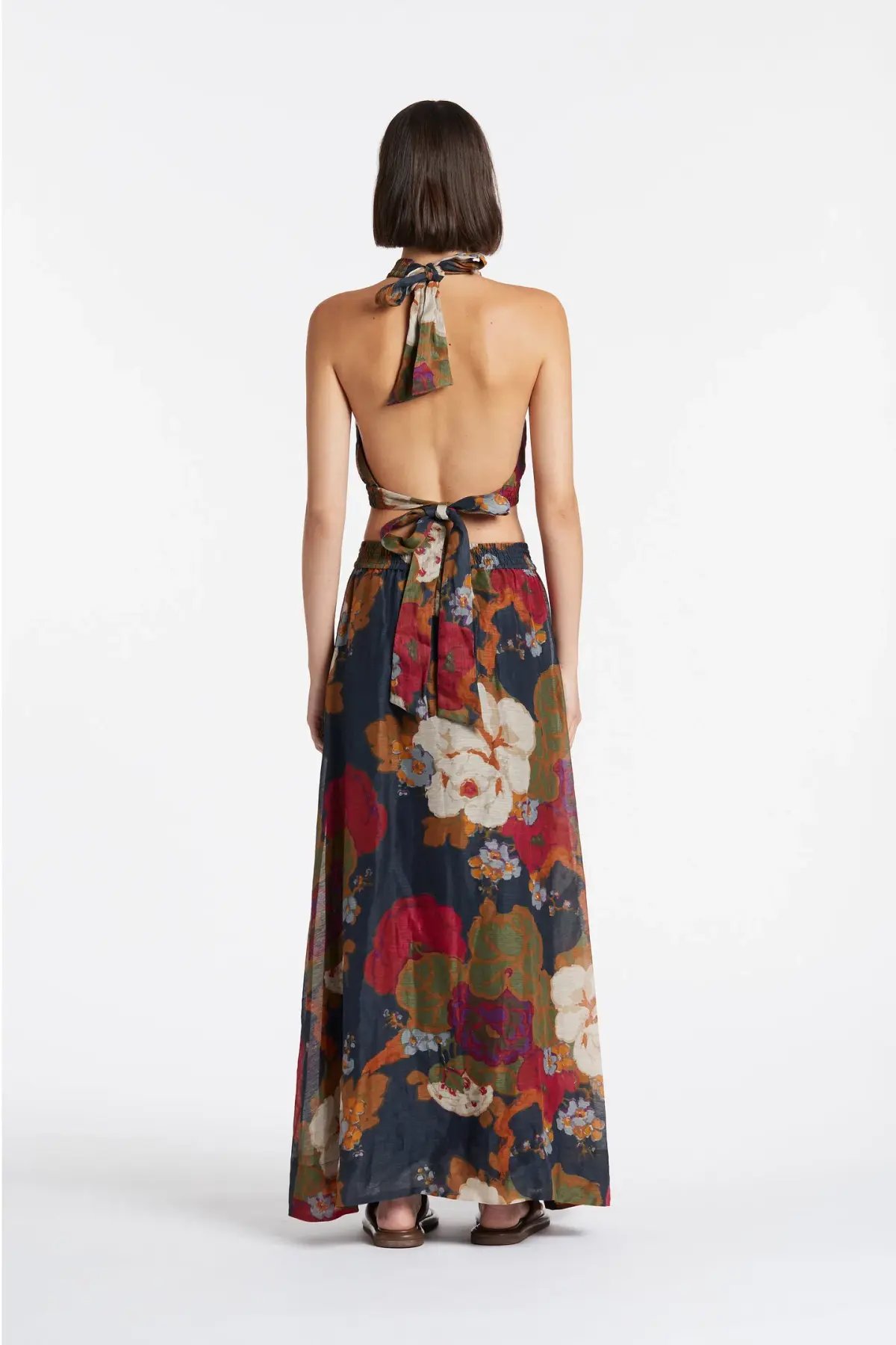 Sir The Label Bonita Halter Top Floral Size 1 / AU 8 photo 3