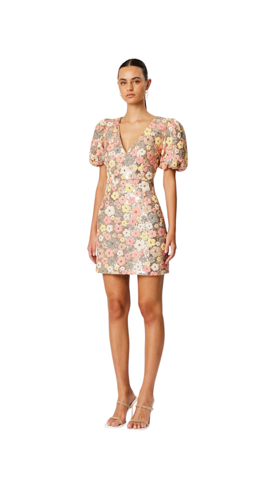 Elliatt Garden Mini Puff Sleeve Dress photo 3