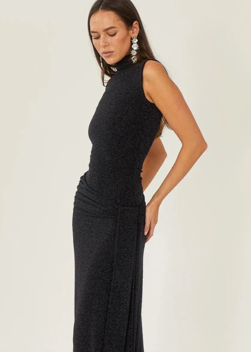 Arcina Ori Monica Dress Black Size S/AU 8 photo 3
