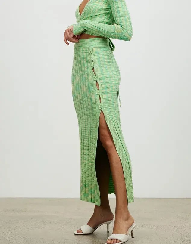 Lover Harriet Knit Top and Midi Skirt Set Print Size 8 photo 3