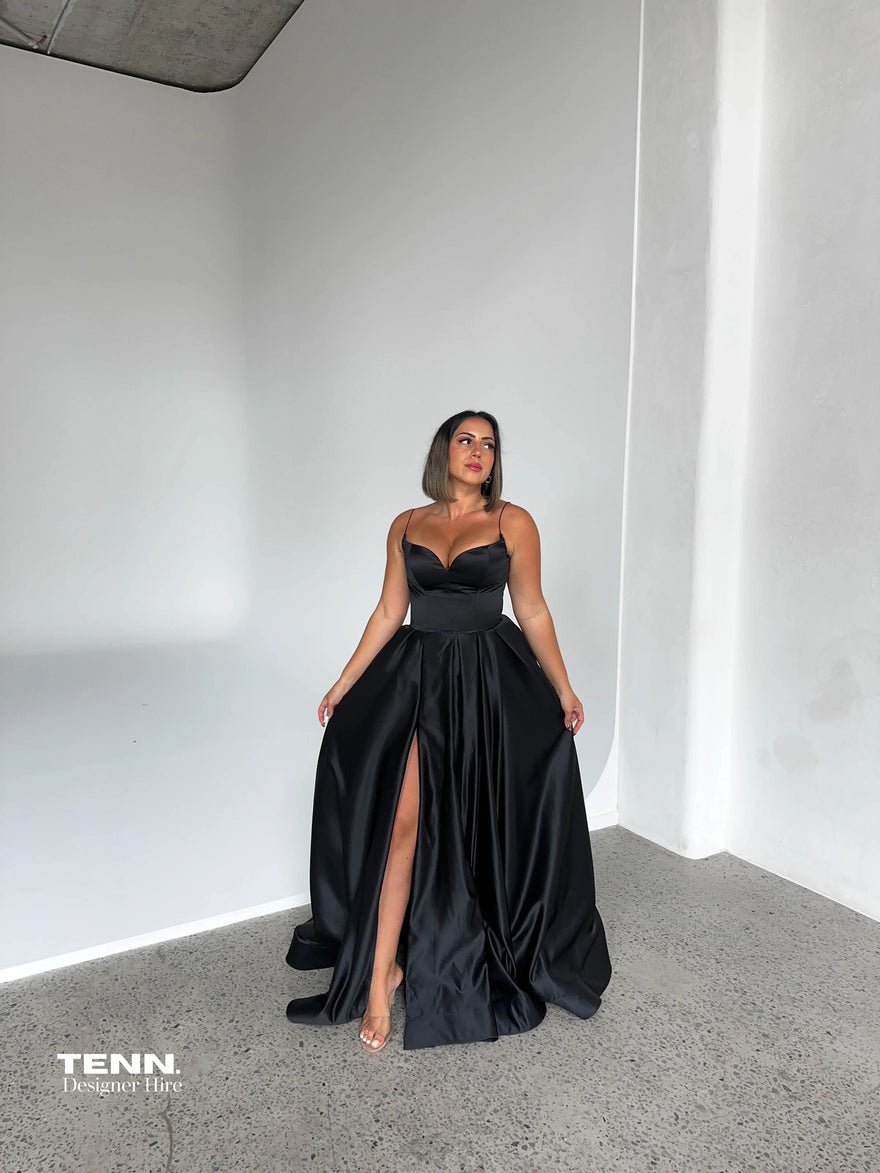 Lia Stublla Isla Gown - Black photo 2