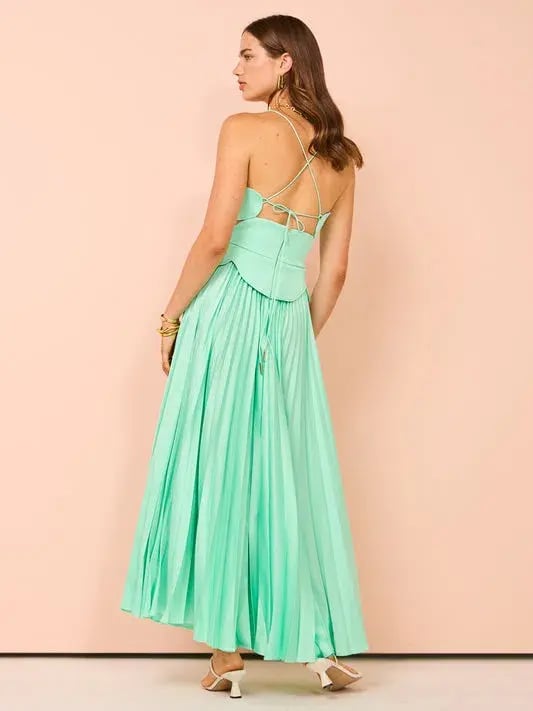 Acler Atholton Midi Dress Arctic Mint Size 10 photo 3