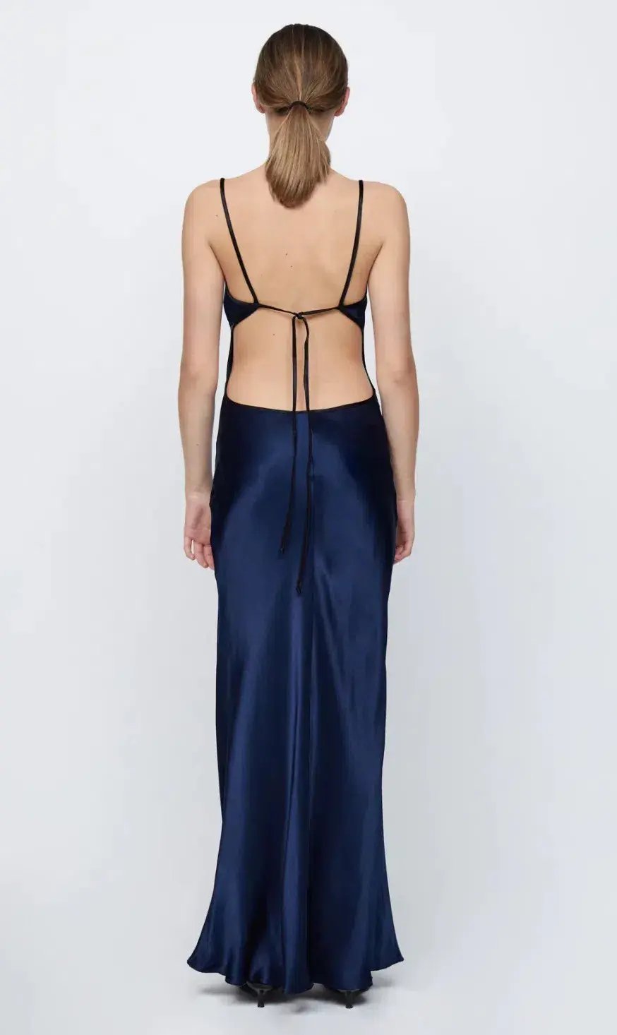 Bec & Bridge Cedar City Maxi Dress with Cut Out Navy Black Size 10 photo 3